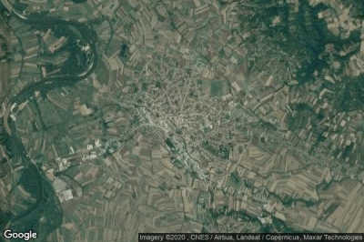 Vue aérienne de Svilajnac