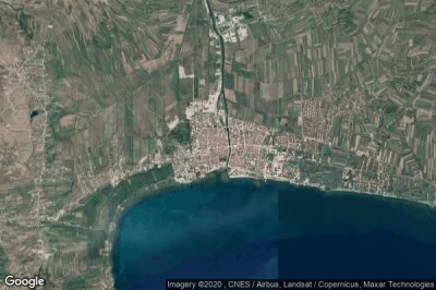 Vue aérienne de Struga