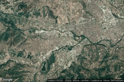 Vue aérienne de Saraj