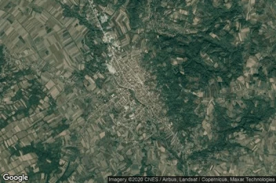 Vue aérienne de Petrovac