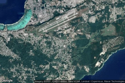 Vue aérienne de Barrigada Mayors Office