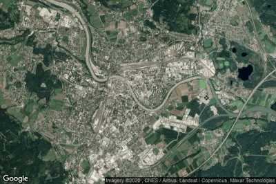 Vue aérienne de Villach