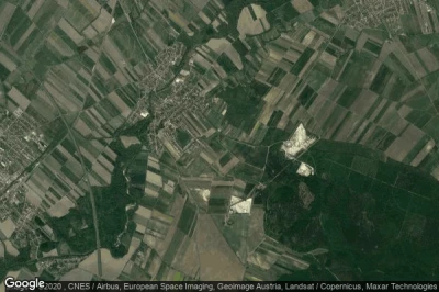 Vue aérienne de Wimpassing an der Leitha