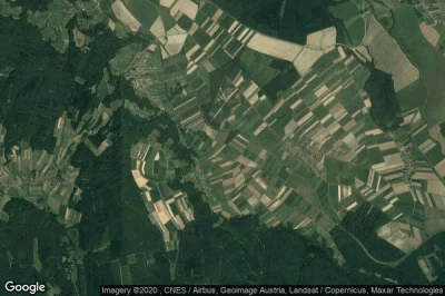 Vue aérienne de Heiligenbrunn