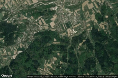 Vue aérienne de Erlach