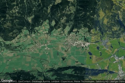 Vue aérienne de Piesendorf