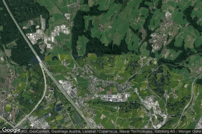 Vue aérienne de Bergheim