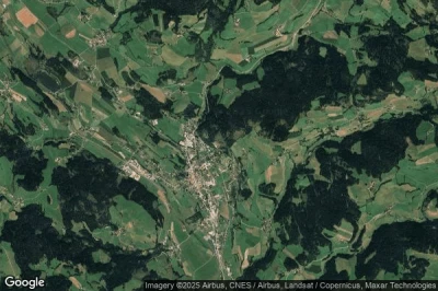 Vue aérienne de Neumarkt in Steiermark