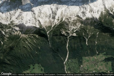 Vue aérienne de Mieming