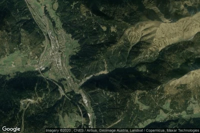 Vue aérienne de Steinach am Brenner