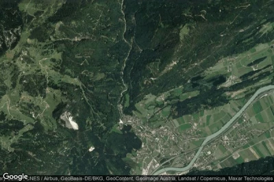 Vue aérienne de Kramsach