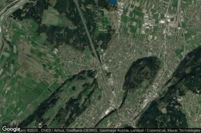 Vue aérienne de Feldkirch