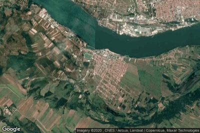 Vue aérienne de Kladovo