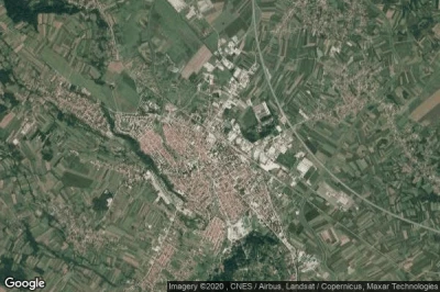 Vue aérienne de Jagodina