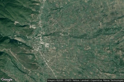 Vue aérienne de Lluka e Eperme
