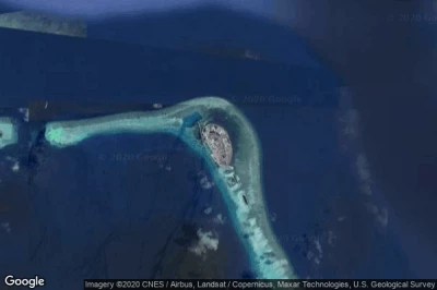 Vue aérienne de Vilufushi