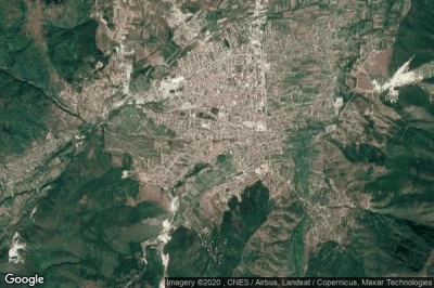 Vue aérienne de Dolna Banjica