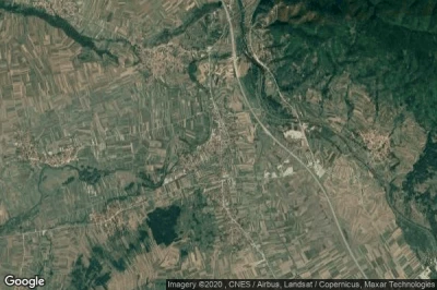 Vue aérienne de Doljevac