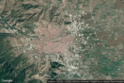 Vue aérienne de Bitola