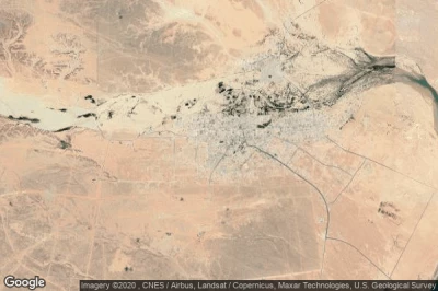 Vue aérienne de Al Ghayzah