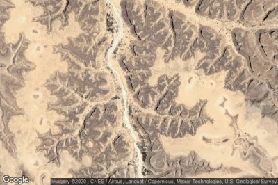 Vue aérienne de Al Batinah