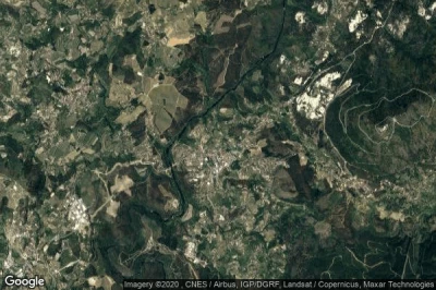 Vue aérienne de Mondim de Basto