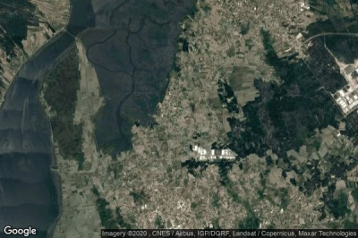 Vue aérienne de Bunheiro