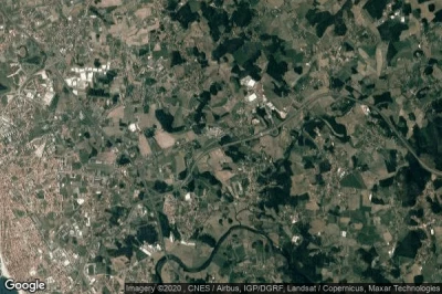 Vue aérienne de Touguinhó