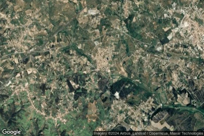 Vue aérienne de Pontével