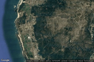 Vue aérienne de Carreço