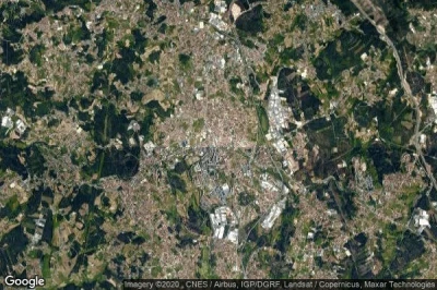 Vue aérienne de São João da Madeira