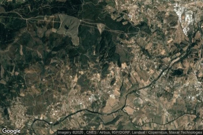 Vue aérienne de Vales do Rio