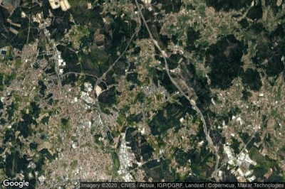 Vue aérienne de Milheirós de Poiares