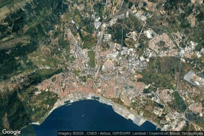 Vue aérienne de Setúbal