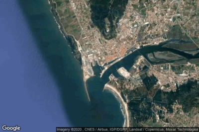 Vue aérienne de Viana do Castelo (Monserrate)