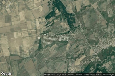 Vue aérienne de Druzhba