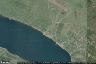 Vue aérienne de Puerto Bories