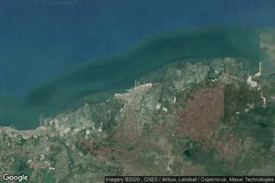 Vue aérienne de Labuhan