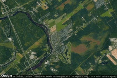 Vue aérienne de Breakeyville