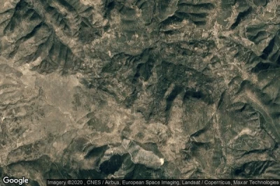 Vue aérienne de Dimos North Kynouria