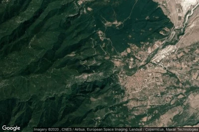 Vue aérienne de Dimos Dio-Olympos