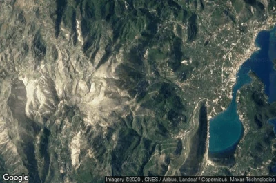 Vue aérienne de Dimos Lefkada