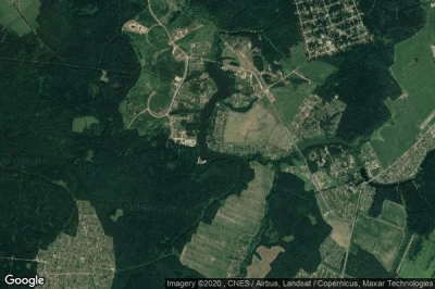 Vue aérienne de Kurgany