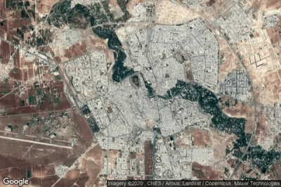 Vue aérienne de Bāshūrah