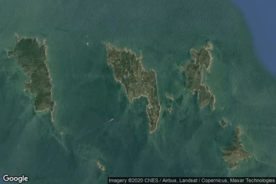 Vue aérienne de Dongji