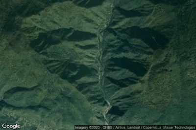 Vue aérienne de Bzybta Tretyy Kilometr