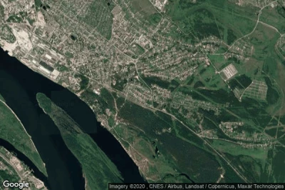 Vue aérienne de Mokhovyye Gory