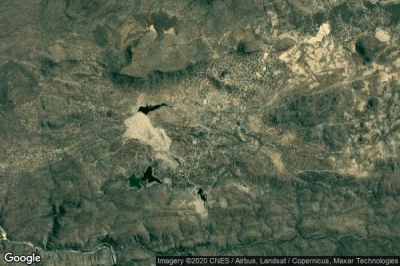 Vue aérienne de Kamativi Mine