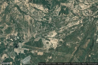 Vue aérienne de Hwange