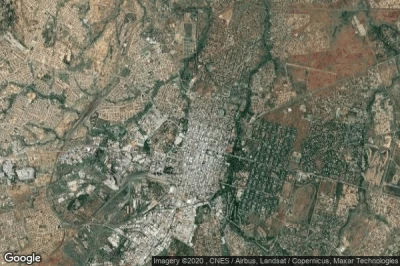 Vue aérienne de Bulawayo